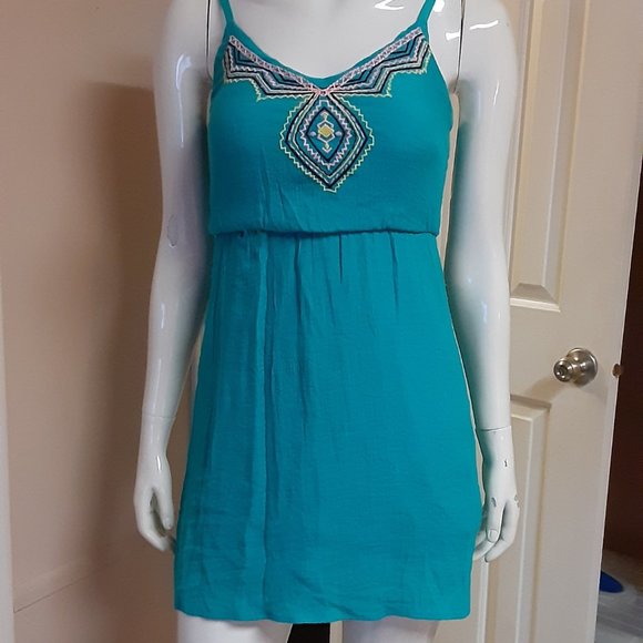 Maurices Dresses & Skirts - Maurices Turquoise Lined Dress